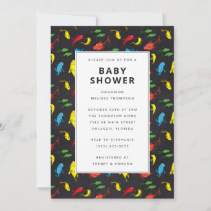Invitation Dr. Seuss - Un Poisson, Deux Poissons Baby Showe