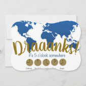 Invitation Draanks tout le monde il est 17 heures quelque par (Devant)