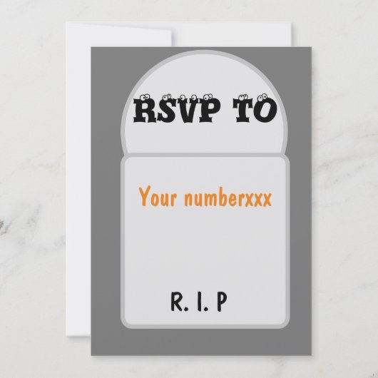 Invitation Dracula Prince des Ténèbres (Dos)