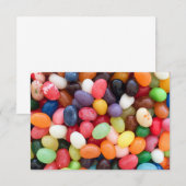 Invitation Dragées à la gelée de sucre d'arrière - plan de (Devant / Derrière)