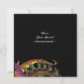 Invitation DRAGO violet violet rouge noir (Dos)