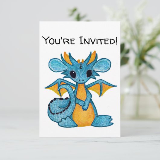 Invitation Dragon (Debout devant)