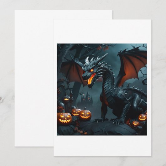 Invitation dragon (Devant / Derrière)