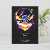 Invitation Dragon 1er anniversaire (Debout devant)