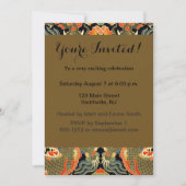 Invitation Dragon asiatique chinois Art coloré (Devant)