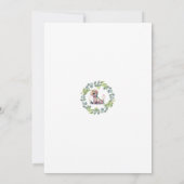 Invitation Dragon Baby Girl Douche (Dos)