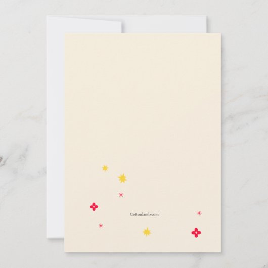 Invitation Dragon chinois (Dos)