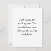 Invitation Dragon chinois de Noël (Dos)