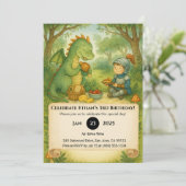 Invitation Dragon convivial et Pique-nique Petit Chevalier An (Debout devant)