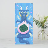 Invitation Dragon cook banh chung - Funky Cute Style (Debout devant)
