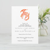 Invitation Dragon de style tribal de Letterpress (Debout devant)