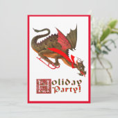 Invitation Dragon dormant (Debout devant)