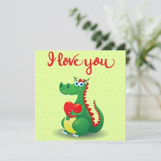 Invitation Dragon en amour (Debout devant)