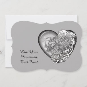 Invitation Dragon Heart