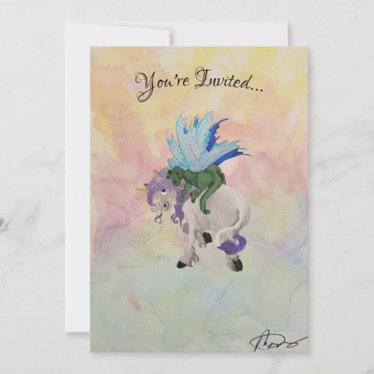 Invitation Dragon Hugs (Devant)