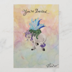 Invitation Dragon Hugs