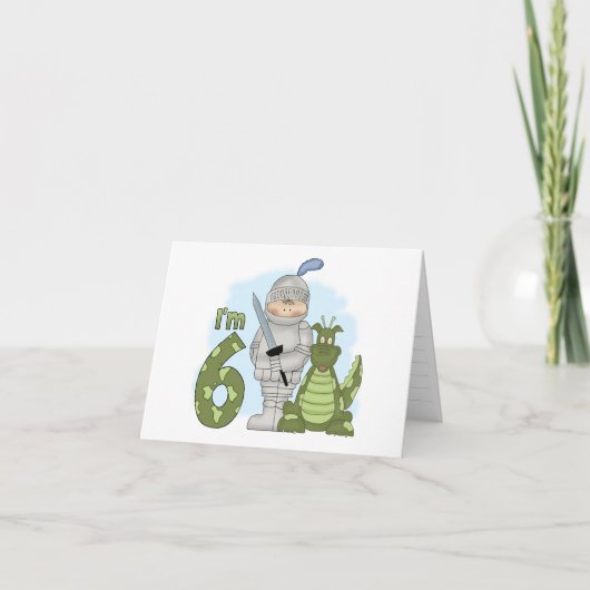 Invitation Dragon Knight 6e anniversaire (Devant)