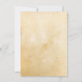 Invitation Dragon médiéval personnalisable (Dos)