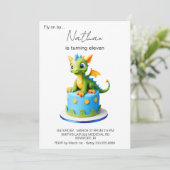 Invitation *~* Dragon on Cake Photo AP88 Anniversaire Party (Debout devant)