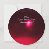 INVITATION DRAGON ROUGE SERPENT BLANC RUBIS DE BOURGOGNE GEMM (Dos)