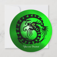DRAGON SERPENT NOIR ÉMERAUDE VERT PIERRE PRÉCIEUSE