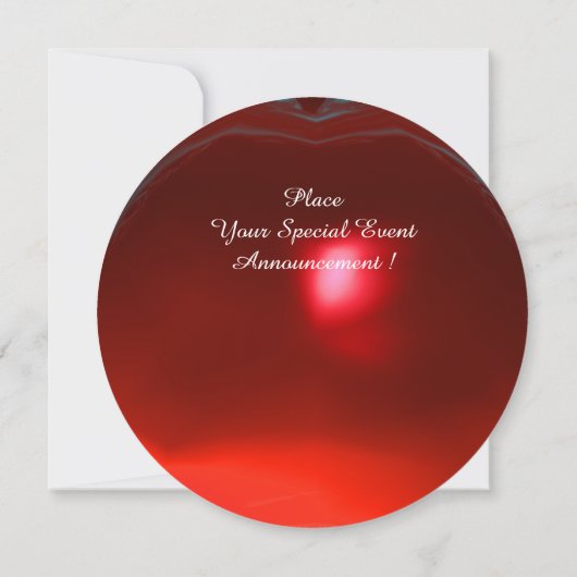 INVITATION DRAGON SERPENT NOIR RUBIS ROUGE PIERRE GEMME (Dos)