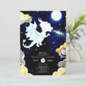 Invitation Dragon Simple Radiant Anniversaire (Debout devant)