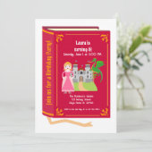 Invitation Dragon Slayer Histoires chevalier fête d'anniversa (Debout devant)