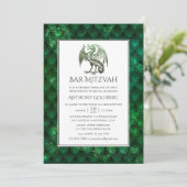 Invitation Dragon thème Bar Mitzvah (Debout devant)