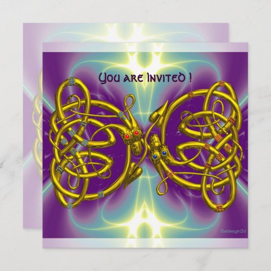 INVITATION DRAGONAMOUR (Devant / Derrière)