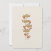 Invitation Dragonfly Belle Epoque Art Nouveau Mariage (Dos)