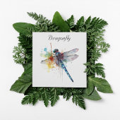 Invitation Dragonfly colorée personnalisable