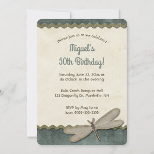 Invitation Dragonfly et Triage modifiables