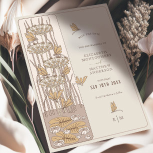 Invitation Dragonfly ivoirienne Sauvez La Date Belle Epoque N