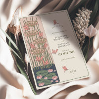 Dragonfly rose Sauvez La Date Belle Epoque Nouveau