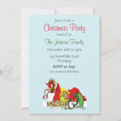 Invitation Dragons de Noël (Devant)