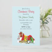 Invitation Dragons de Noël (Debout devant)