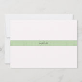 Invitation dramatique et fanfare verte (Dos)