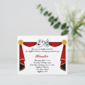 Invitation dramatique et théâtrale (Debout devant)