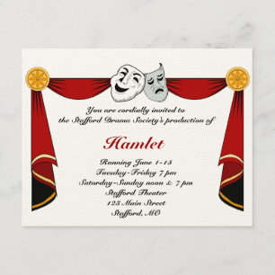 Invitation dramatique et théâtrale