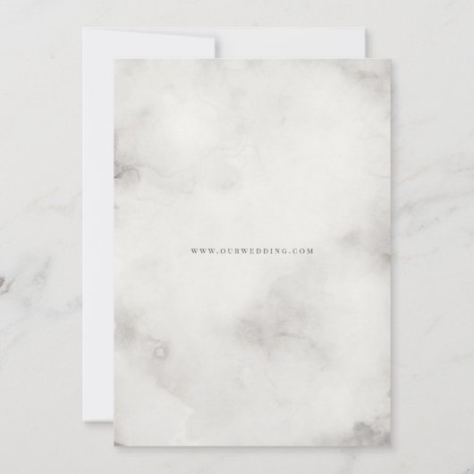 Invitation Drame de rêve Feuille classique, (Dos)