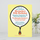 Invitation Drapeau allemand parlant Mlle Pingouin fête (Debout devant)