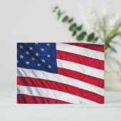 Invitation Drapeau américain (Debout devant)
