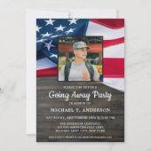 Invitation Drapeau américain patriotique (Devant)