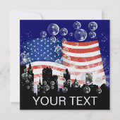 Invitation Drapeau américain - SRF (Devant)