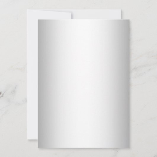 Invitation Drapeau américain | transparent | Cadre Or | Blanc (Dos)