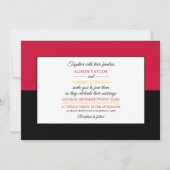 Invitation Drapeau angolais, Drapeau de l'Angola Mariage (Devant)