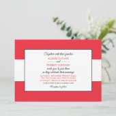 Invitation Drapeau autrichien, Drapeau autrichien Mariage (Debout devant)