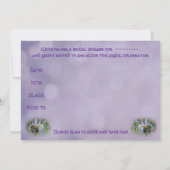 Invitation Drapeau bleu - Iris sauvage (Dos)