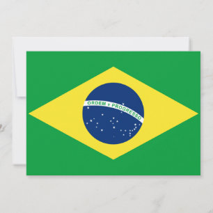 Invitation drapeau brasil